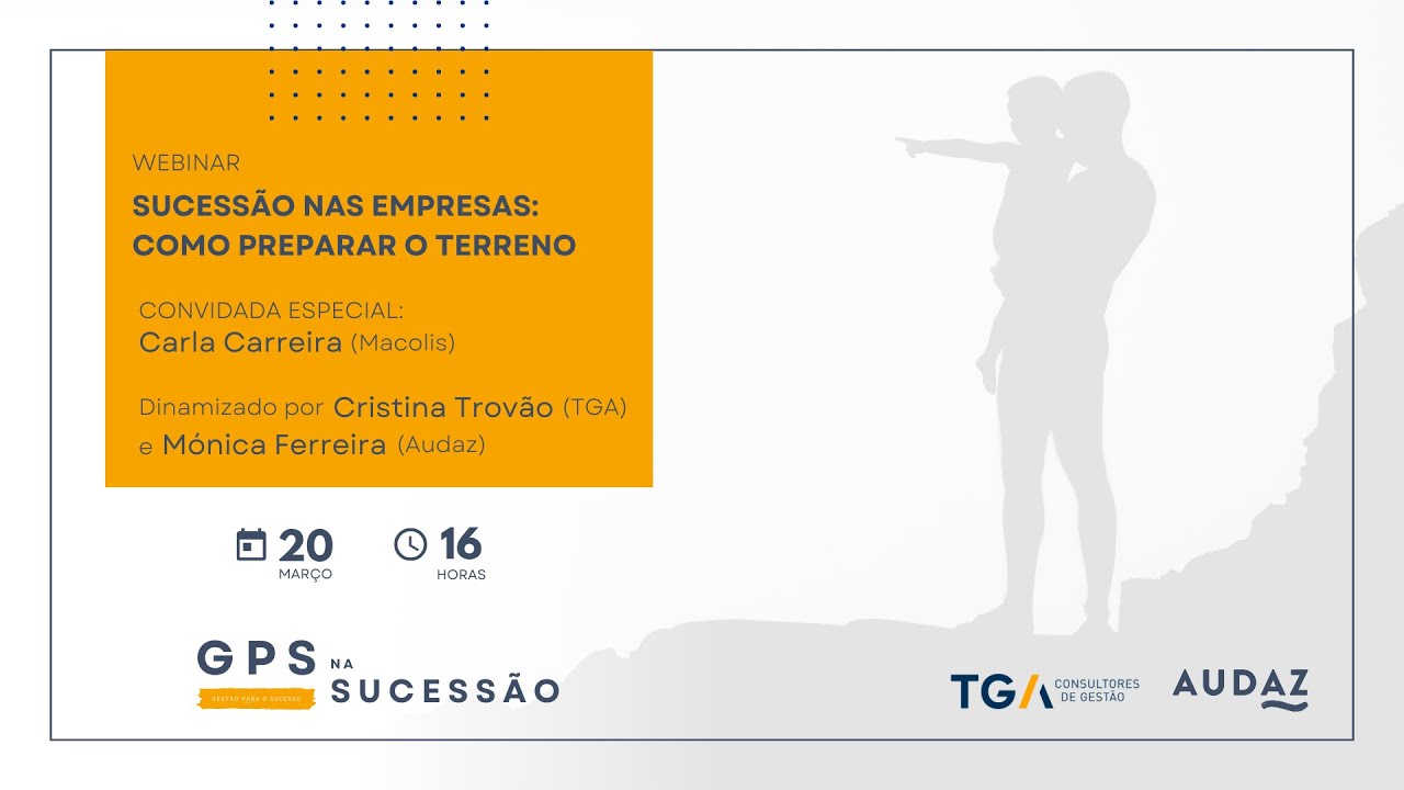 Webinar | Sucess&atilde;o nas empresas: Como preparar o terreno