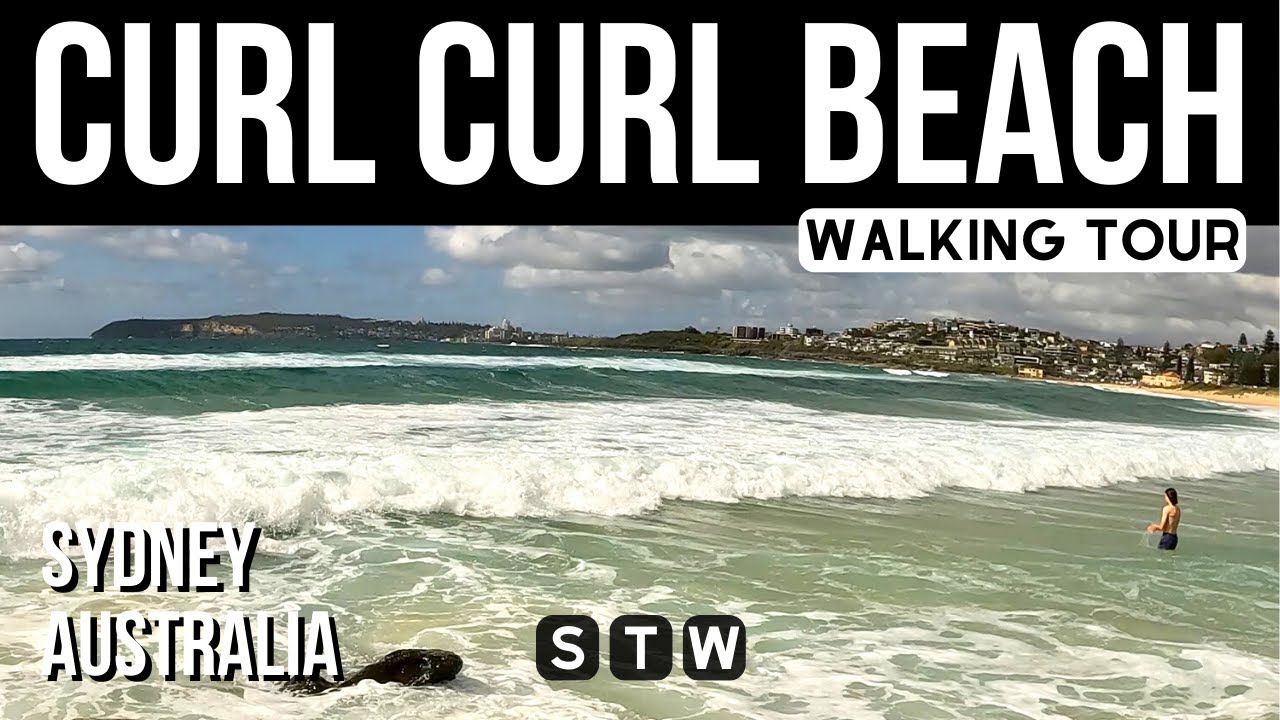 4K 🏄 Curl Curl Beach Walking Tour 🇦🇺 Sydney Australia