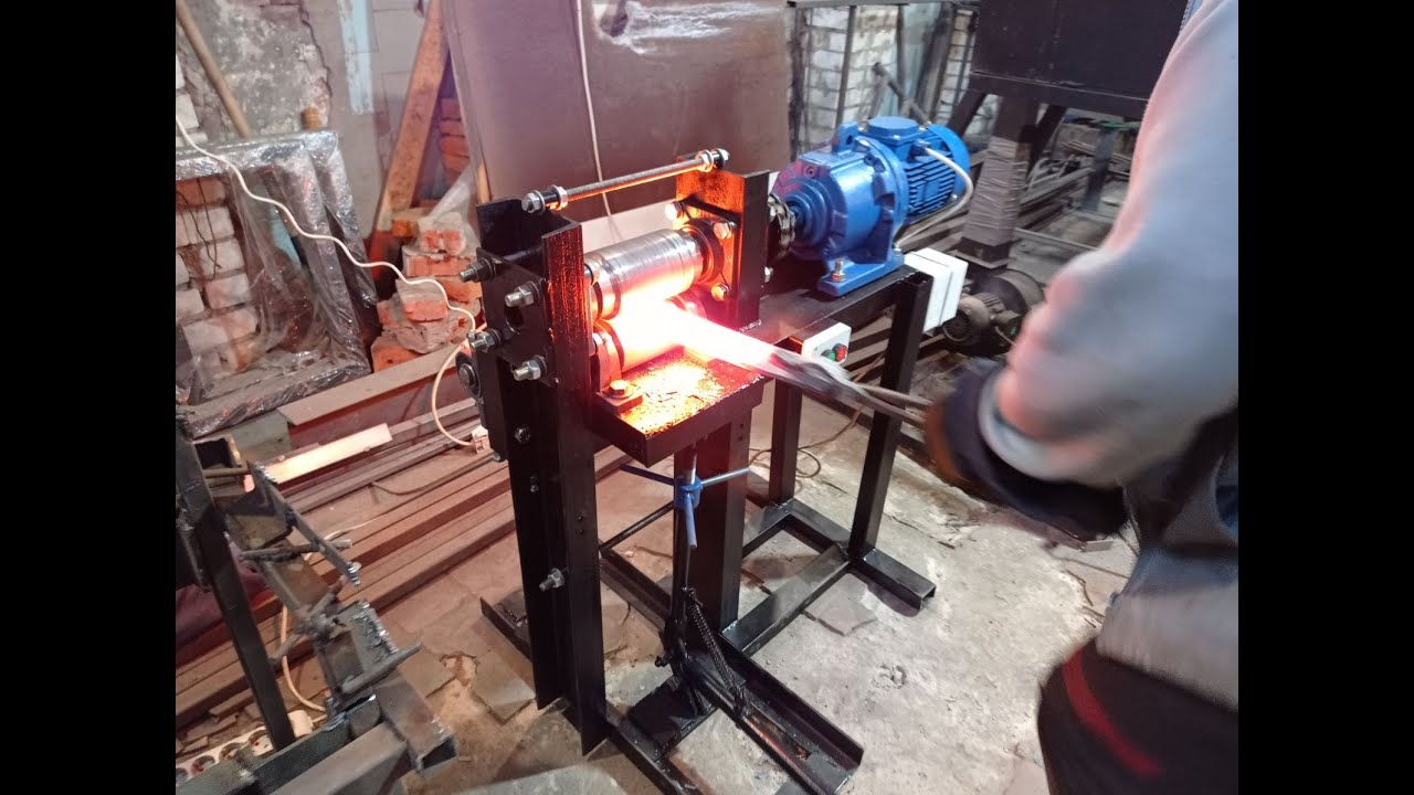 ГУБОЗАКАТОЧНАЯ машинка или как я сделал кузнечные вальци