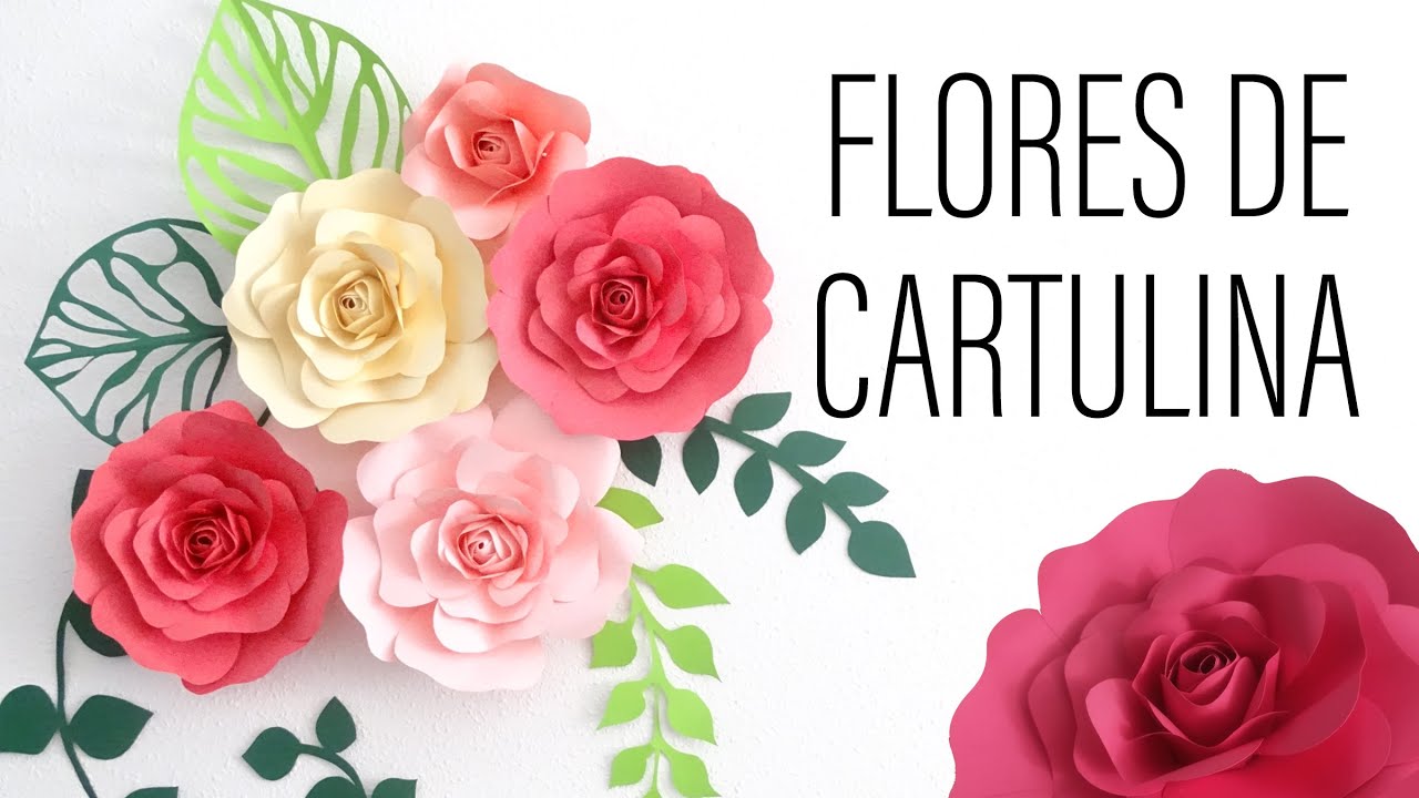 Como hacer flores de papel