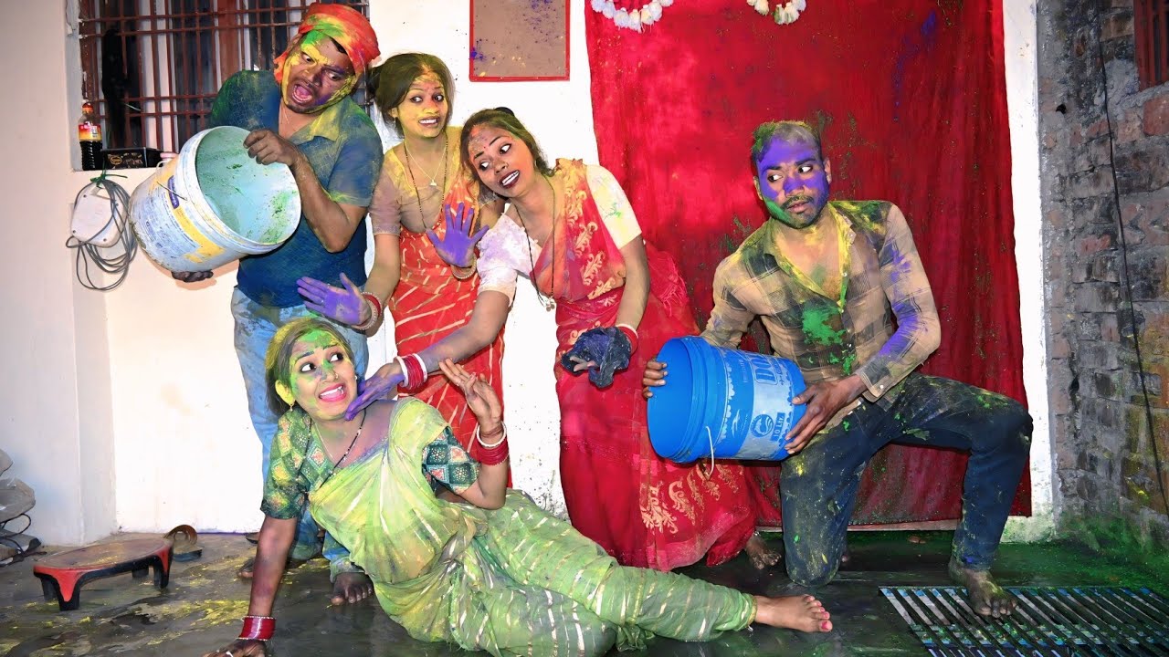 देखिए पगली होली में पीकर लगी नाचने pagali ke new comedy video