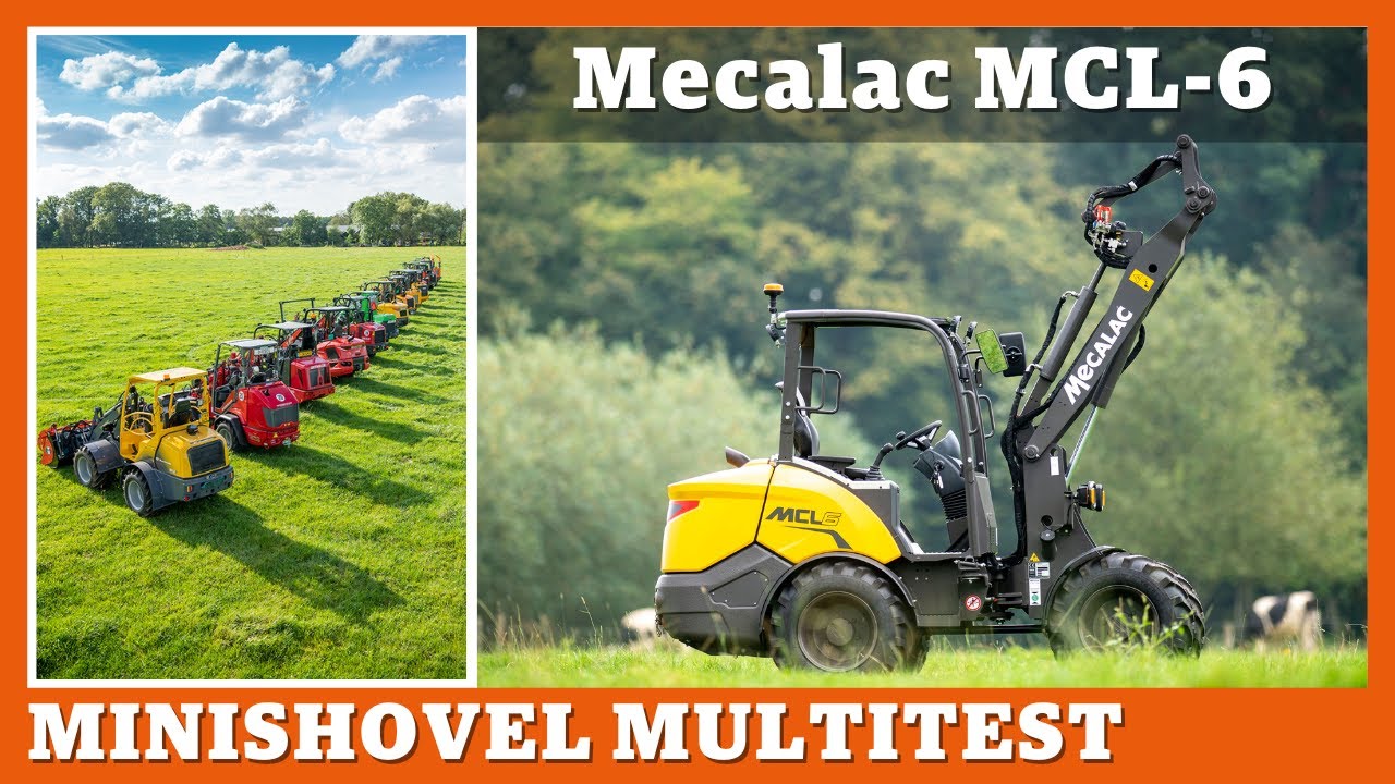 Minishovel Multitest: Mecalac MCL-6
