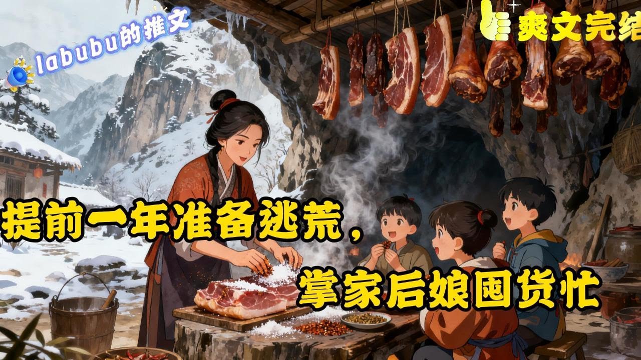 完结 中医药学生舒纭穿成了两个娃娃的后娘，还死了丈夫，而且还被恶婆婆假借分家的名头赶出家门睡山洞。 这，她能忍？ 医术和空间在手，不仅要让恶婆婆跪地求饶，也要在古代闯出新天地，#空间#种田#重生#逃荒