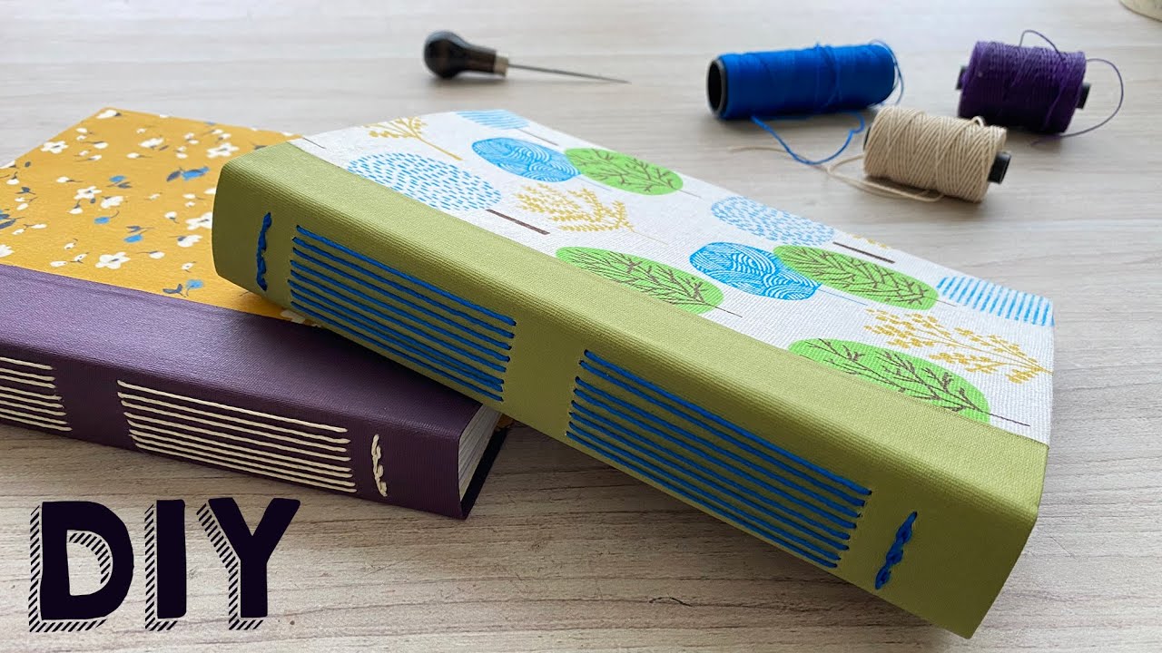 Учебник по переплету книг: как сделать блокнот с открытым швом [длинный стежок]