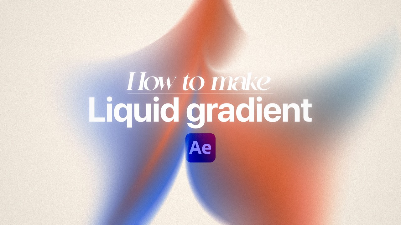 The easiest way to make gradient background in after effects 🔥