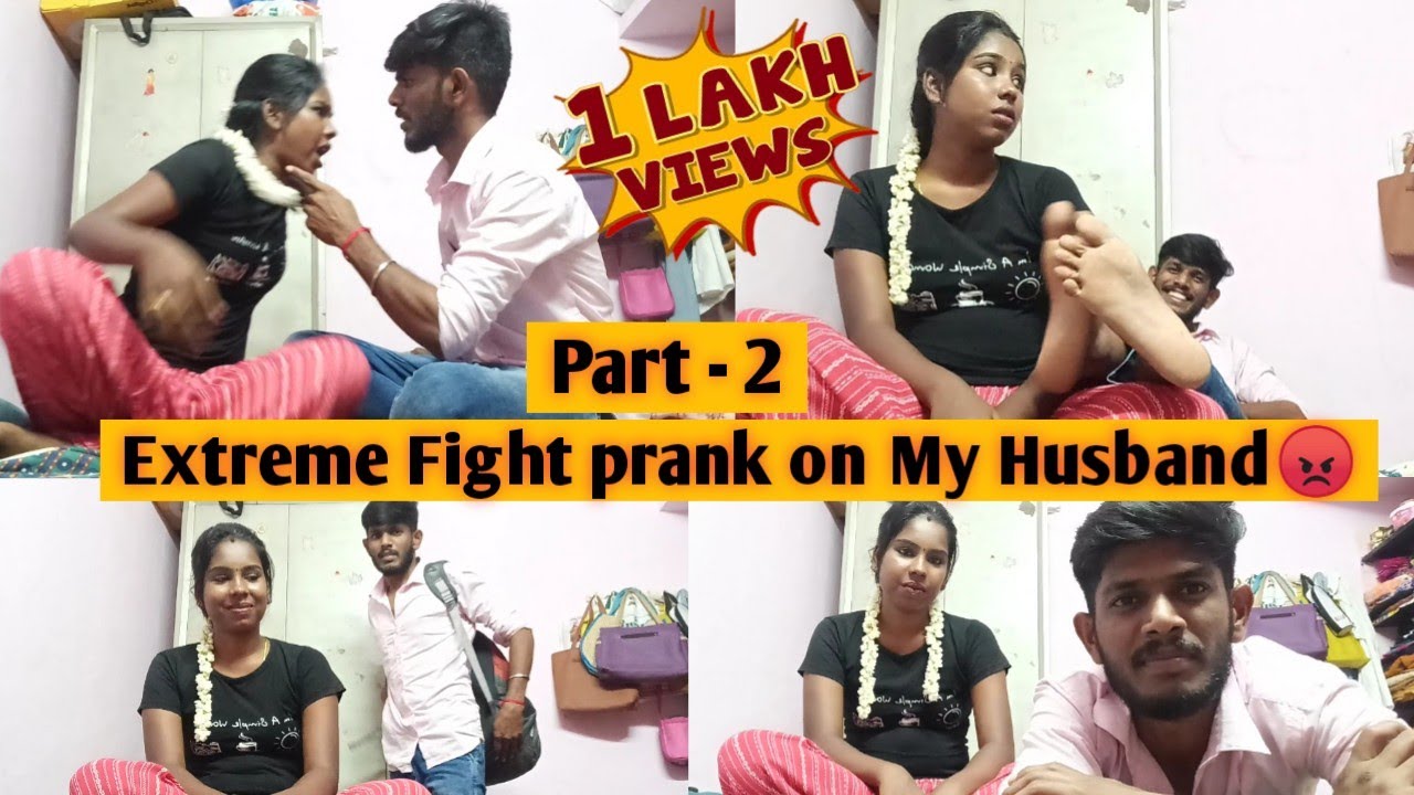 Extreme Fight Prank on my Husband🤬/Vivek Got angry🥺