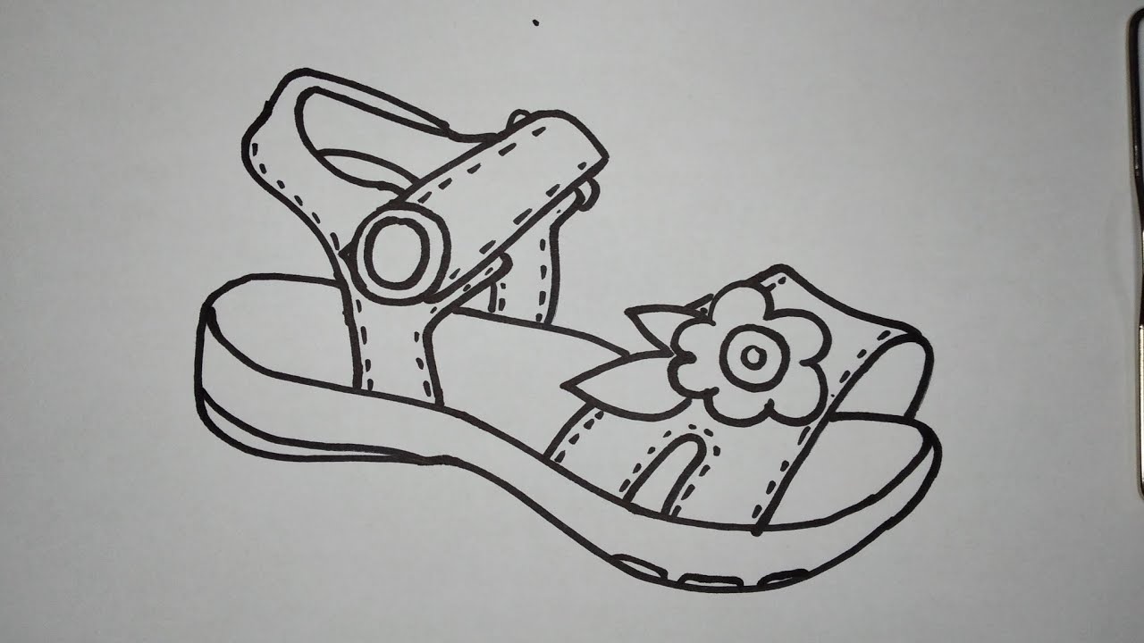 How to Draw Sandals