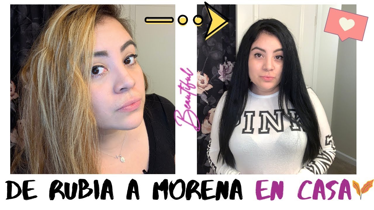 Como te&ntilde;irte o Pintarte de Rubio a cabello Negro en Casa, Cambio de Look ❤