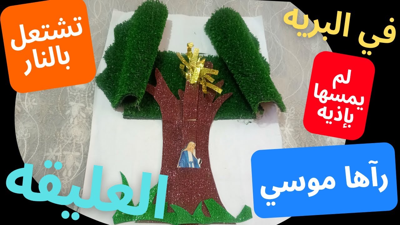 العليقه التي رآها موسي النبي,العلاقه رمز العدراء