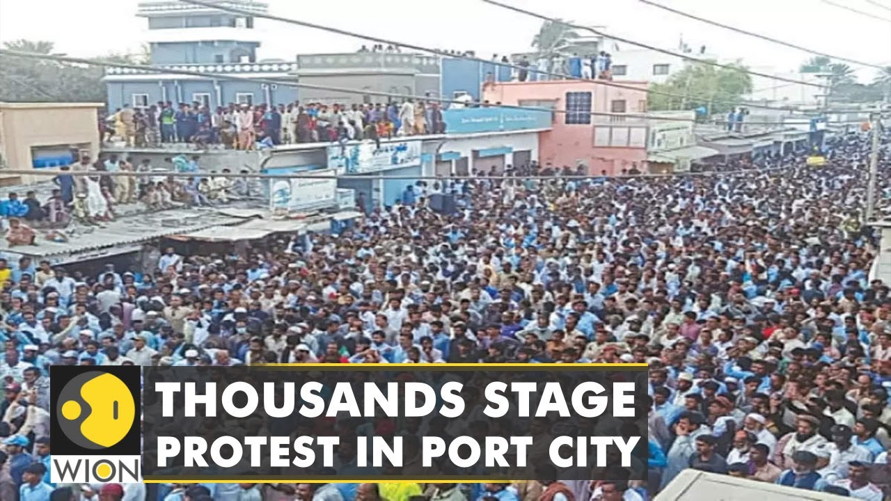 Water, electricity shortage triggered protests, thousands march on the main roads in Gwadar | WION