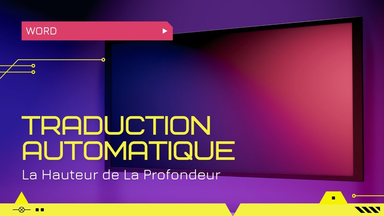 Traducteur automatique word - Word 21