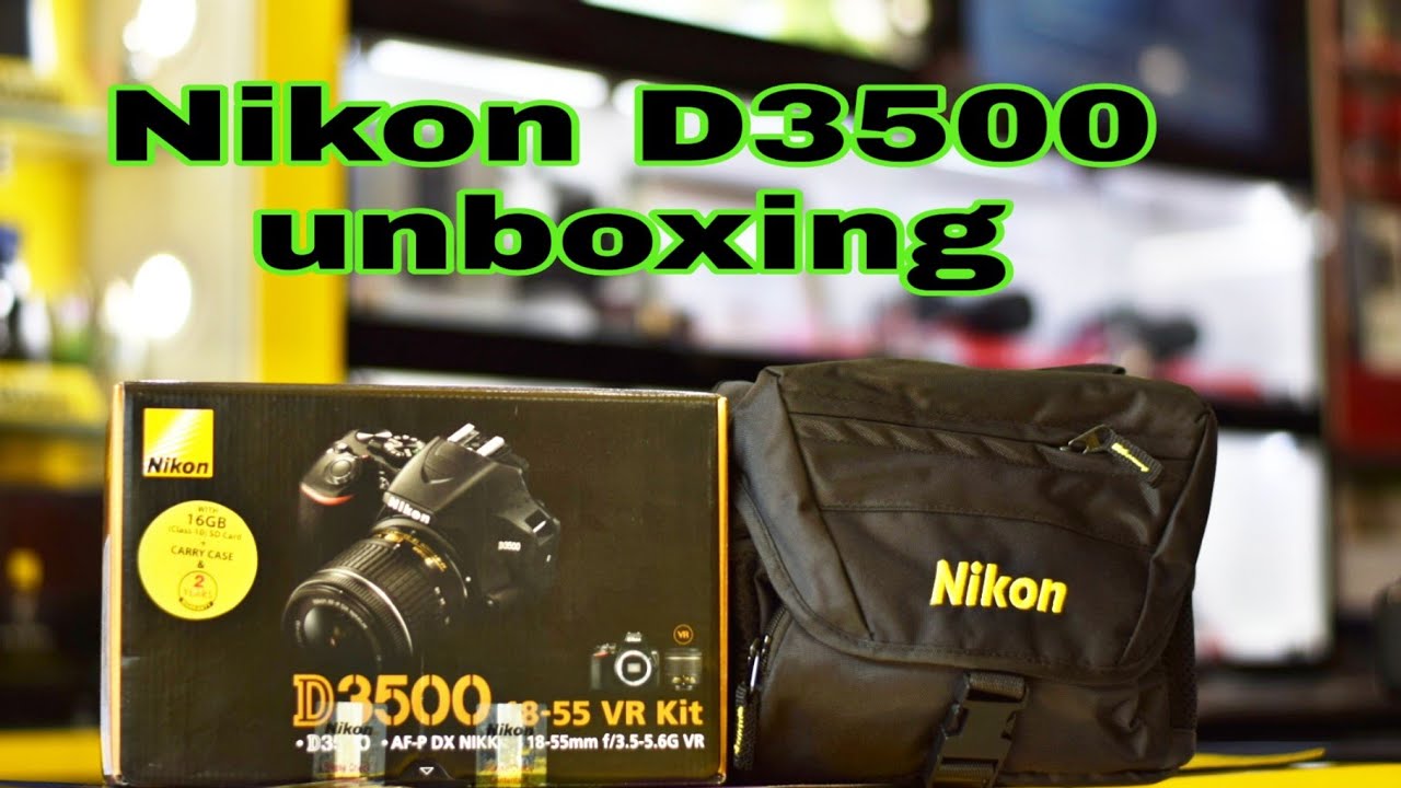 Nikon D3500 hands on Review & unboxing ! October 2018