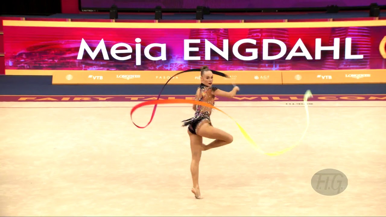 ENGDAHL Meja (SWE) - 2019 Rhythmic Worlds, Baku (AZE) - Qualifications Ribbon
