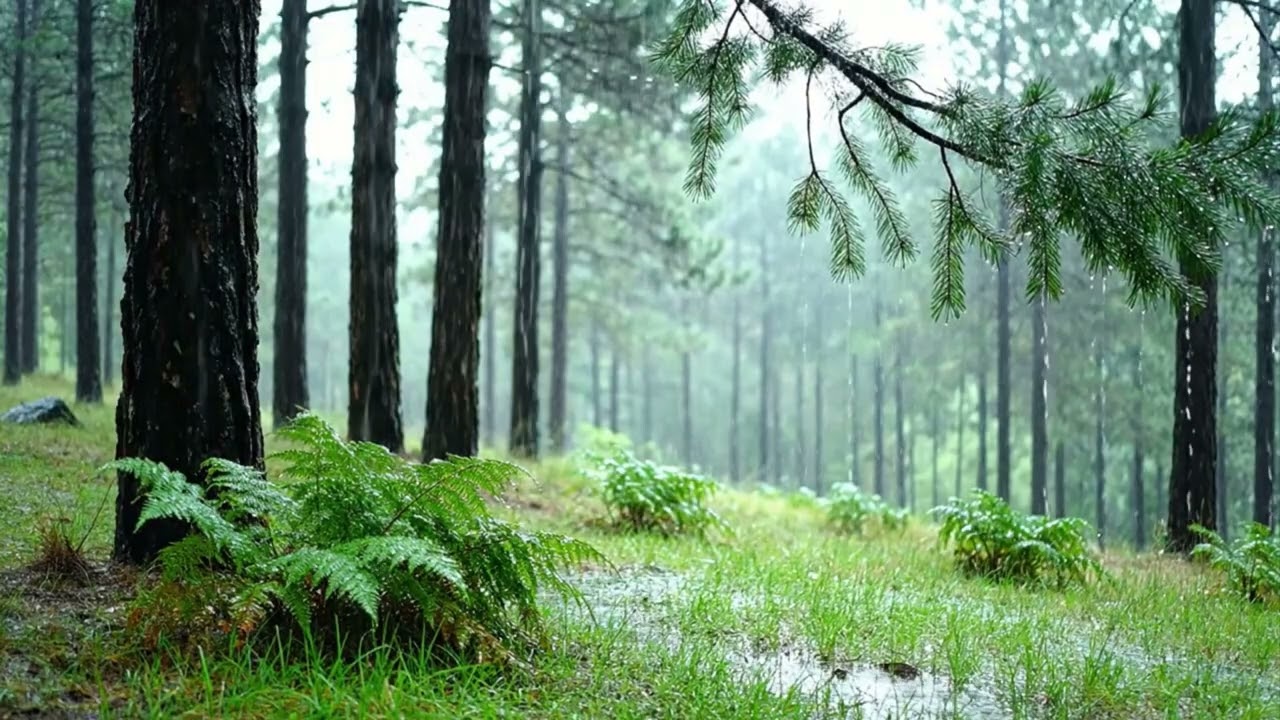 🔕 No Talking | Deep Rain ASMR for Sleep | Jungle Night Ambience 14/3
