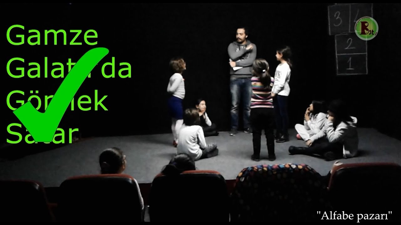 Drama Oyunları(Theatre Game) -alfabe pazarı-( alphabet bazaar)