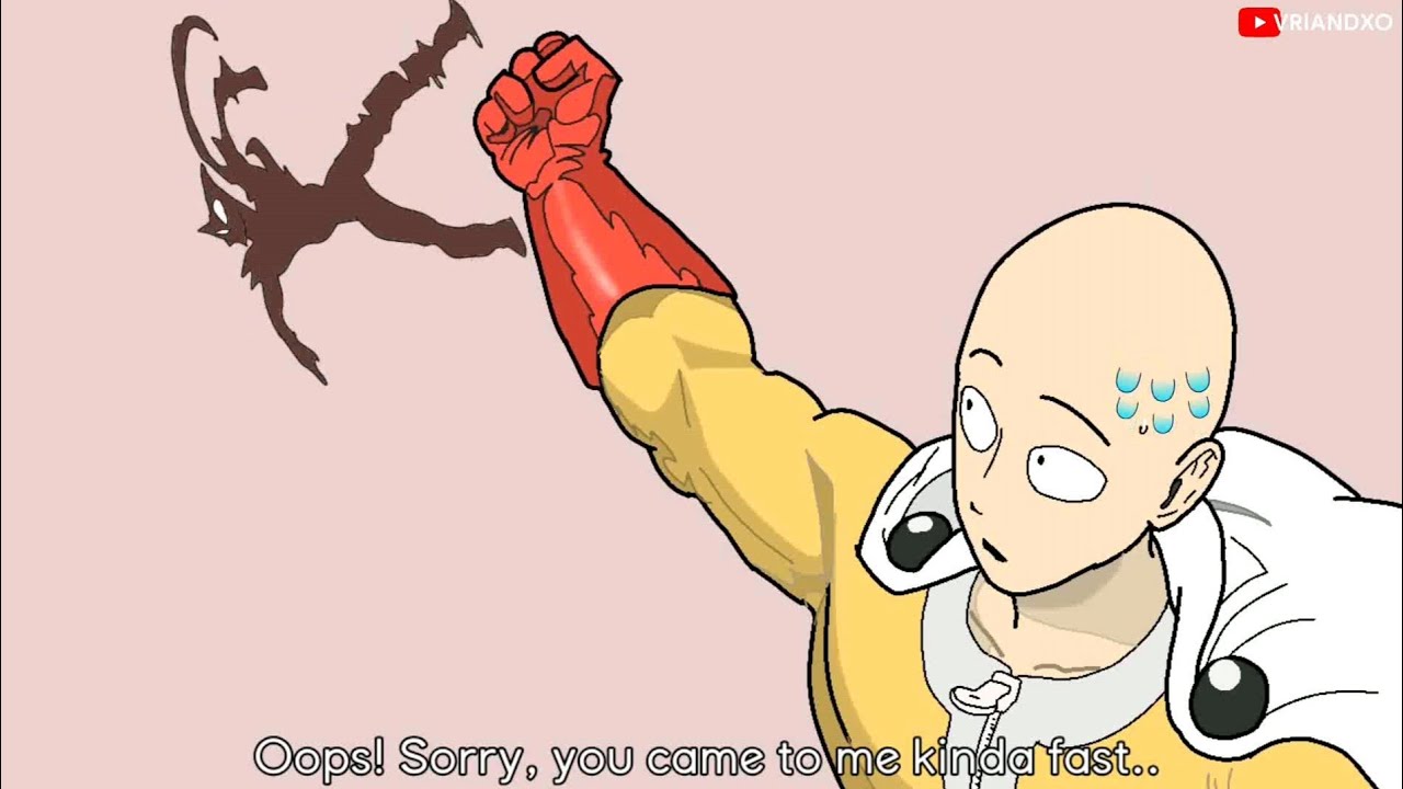 Garou vs Saitama Complete / One Punch Man fan animation