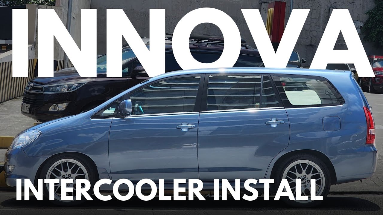 2KD Toyota Innova INTERCOOLER INSTALLATION