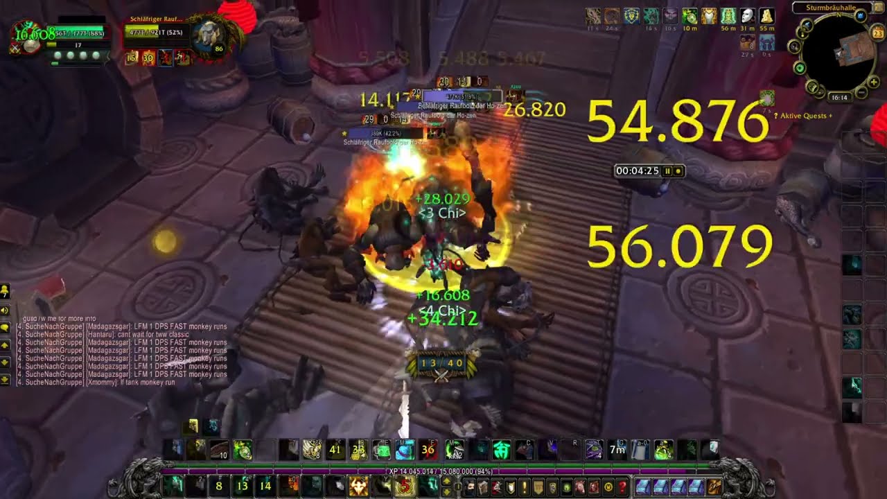 [MOP FAST SOLO MONK 850K/XP+ 7min ] STORMSTOUT BREWERY