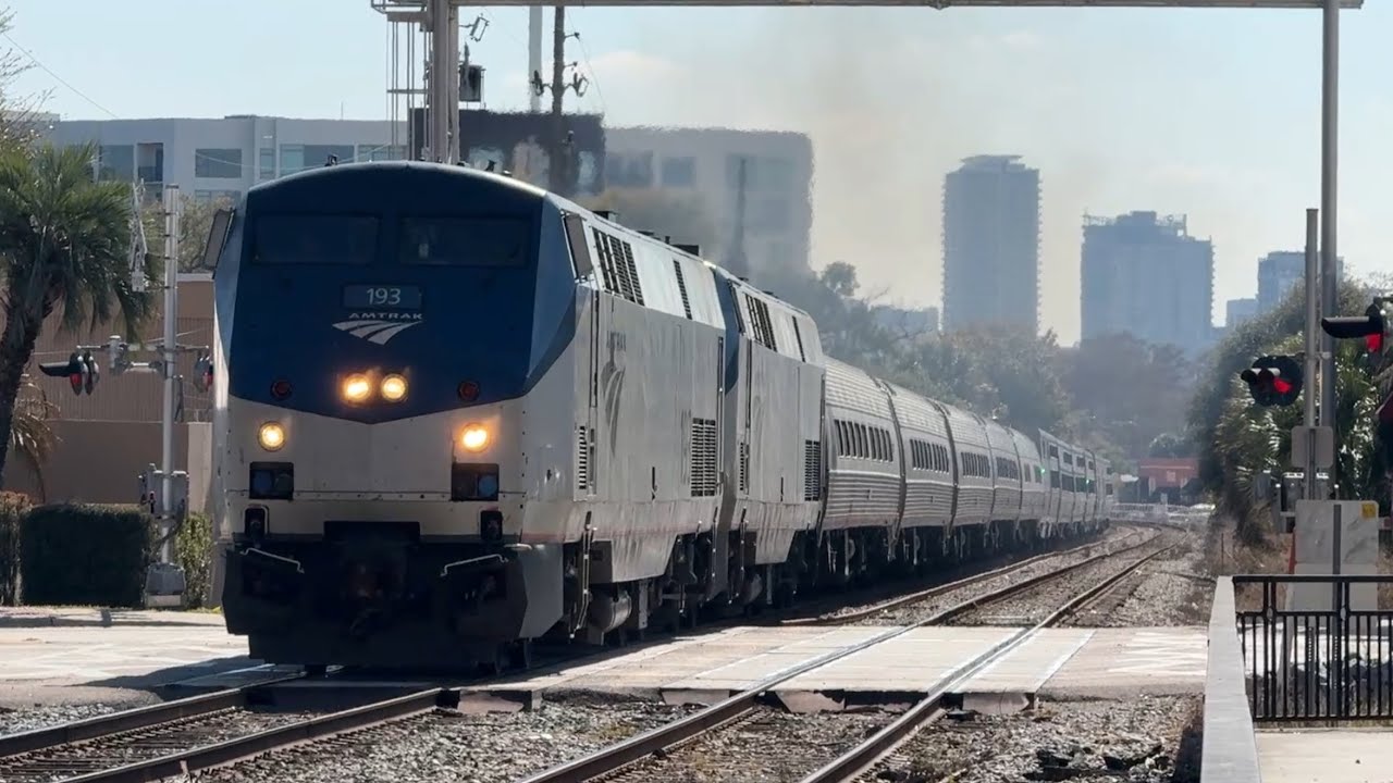 SunRail and Amtrak Trains in Orlando!