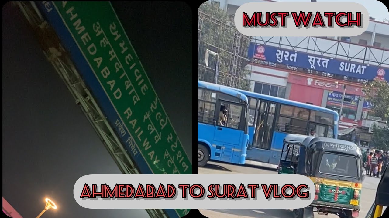 Surat Vlog | Ahmedabad to surat | Vlog 1 #surat #suratvlog #ahmedabad #vlog  #firstvlog