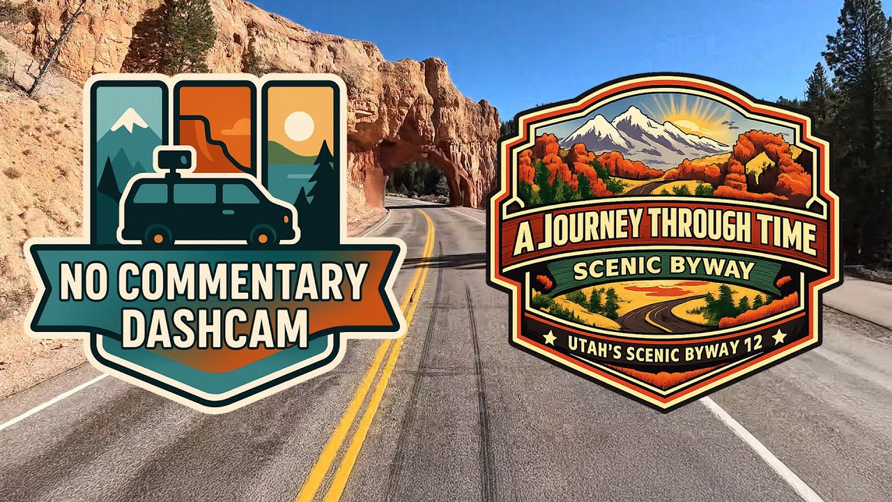No Commentary Dashcam: A Journey Through Time Scenic Byway | Utah Scenic Byway 12 Full Drive