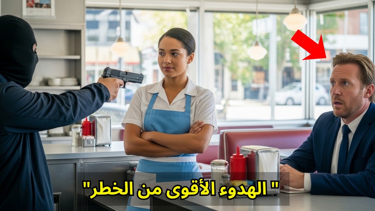 النادلة السوداء التي واجهت المسلحين… لن تصدق ماذا حدث بعد