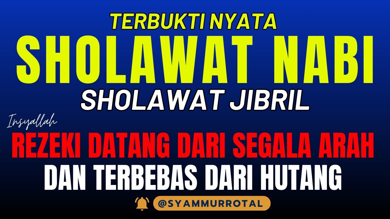 🔴 LIVE SHOLAWAT JIBRIL PAGI INI | Penenang Hati & Pembuka Rezeki