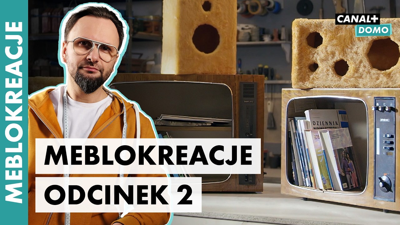 Jak ze starych rzeczy zrobić cos niesamowitego? Drugie życie starego telewizora | MEBLOKREACJE