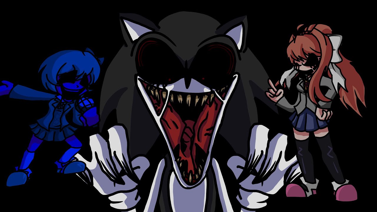 FNF Monochrome vs Natsumi.EXE (doki doki.exe)