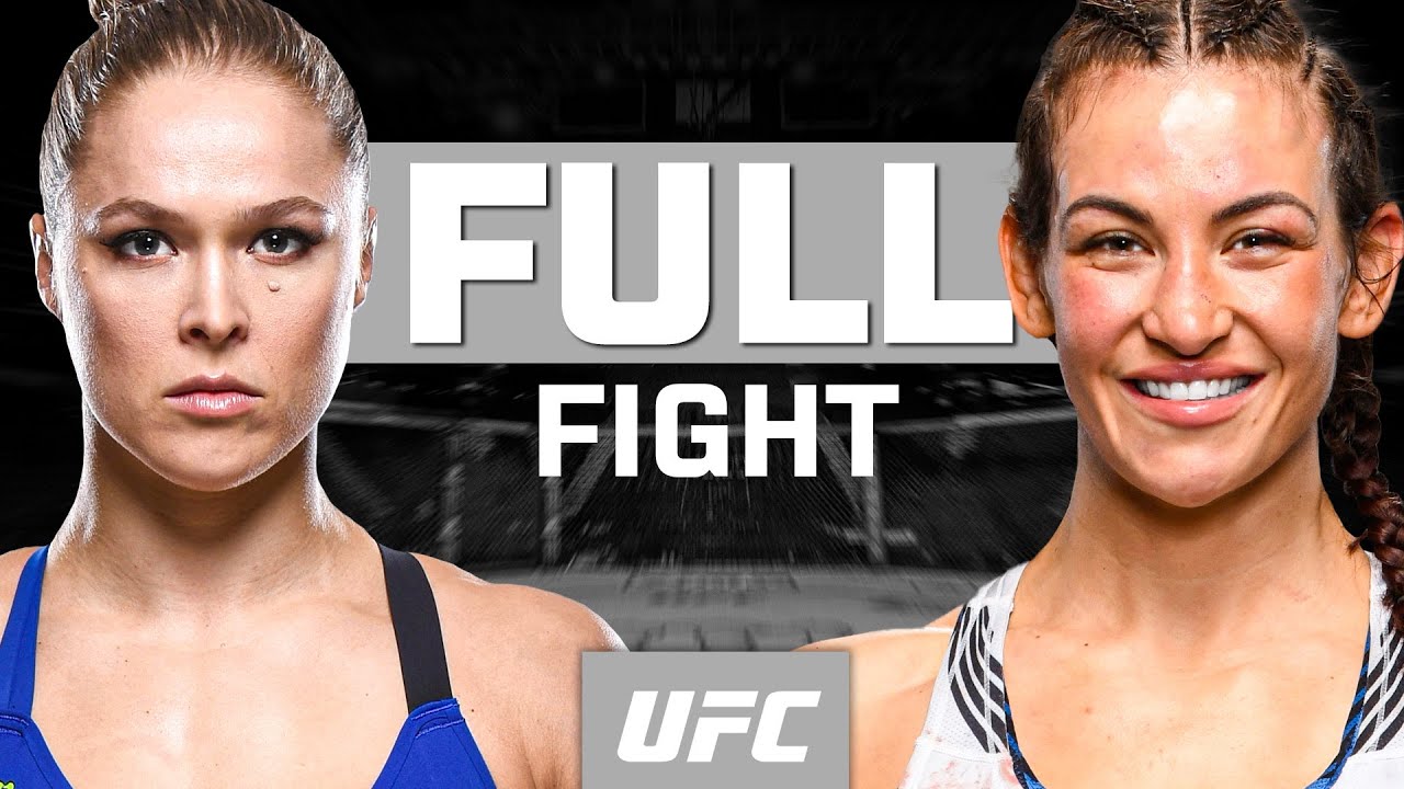 Ronda Rousey vs Miesha Tate 2 | FULL FIGHT | UFC 168