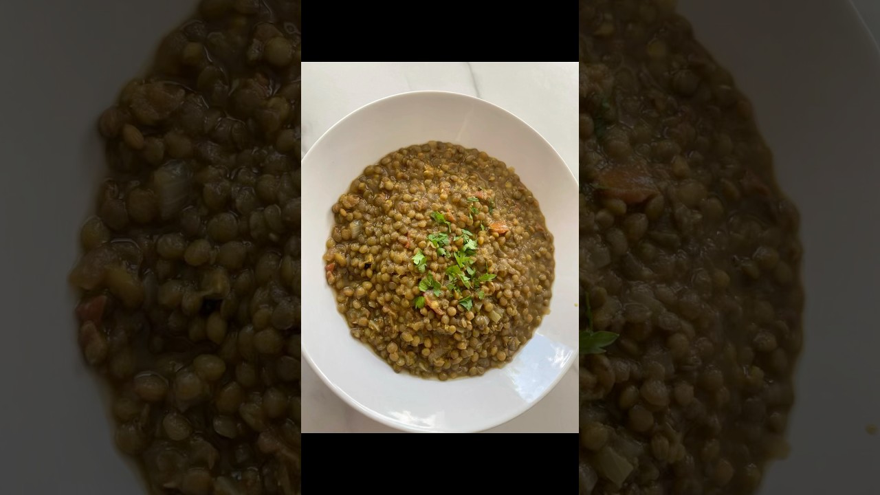 Recette lentilles / lentille en sauce #repas #recette #plats