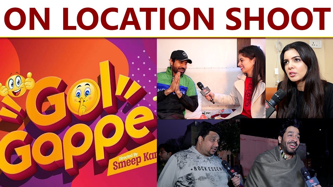 Movie GolGappe || Onlocation Shoot || BinnuDhillon || BN Sharma || Vision Punjab TV Canada