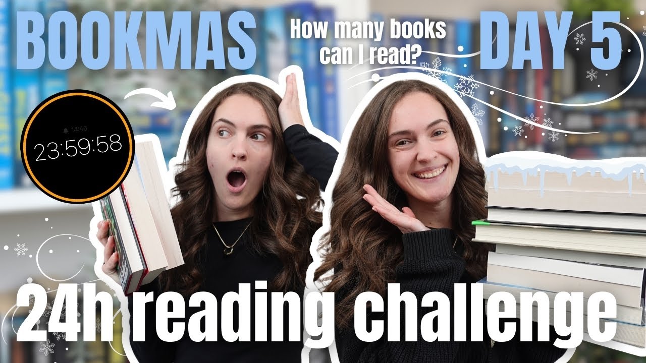 24-часовой челлендж по чтению *зимний выпуск* ❄️🦌☃️ | booktube