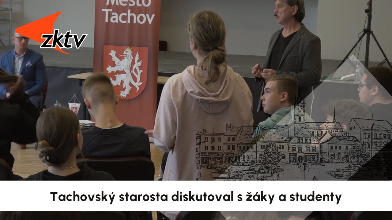 Tachovský starosta diskutoval s žáky a studenty