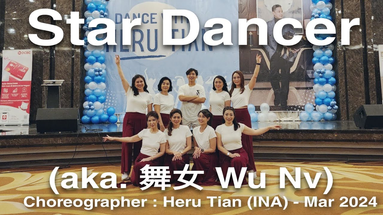 DWHT2024PNK | Star Dancer ( aka. 舞女 Wu Nv) | LINE DANCE | Beginner | Heru Tian