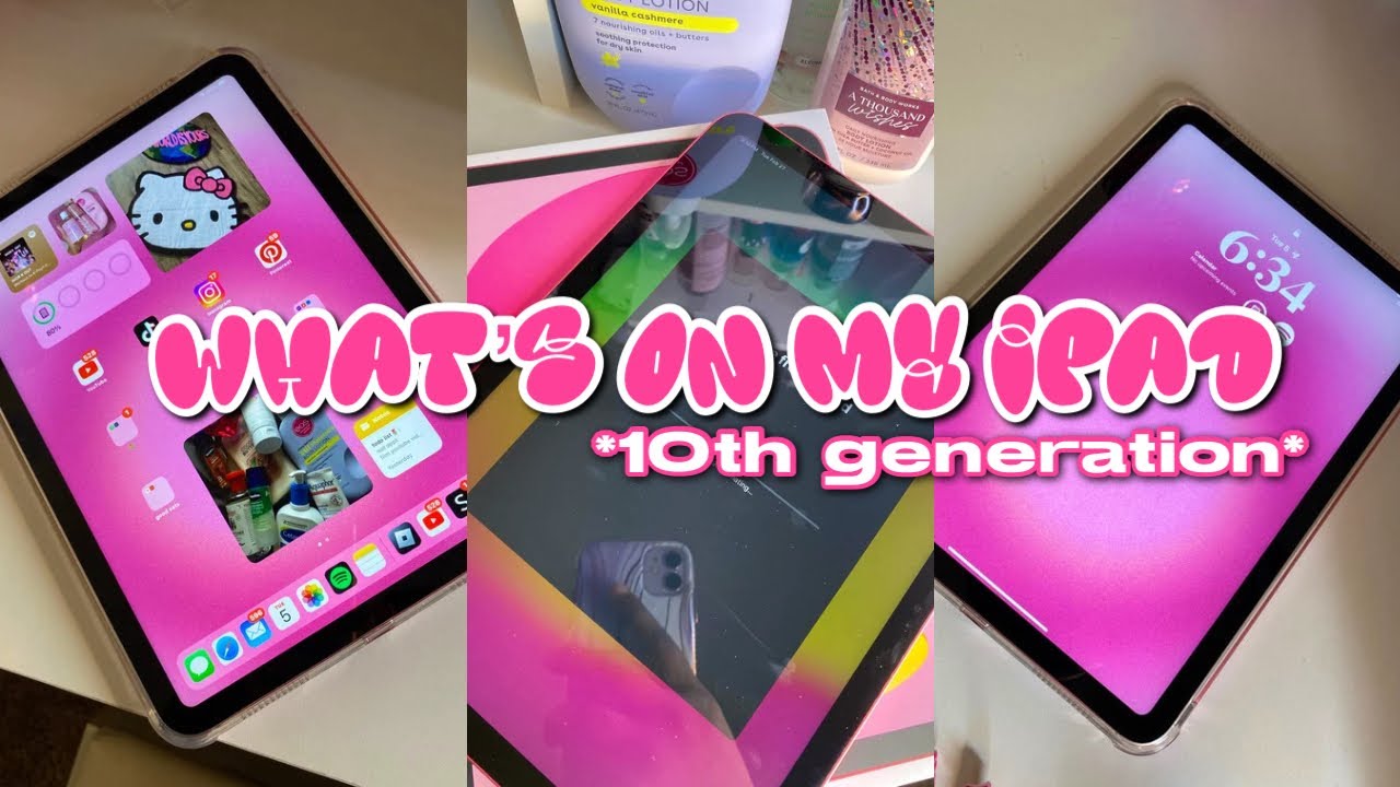 WHATS ON MY PINK IPAD *10th GEN* ❀