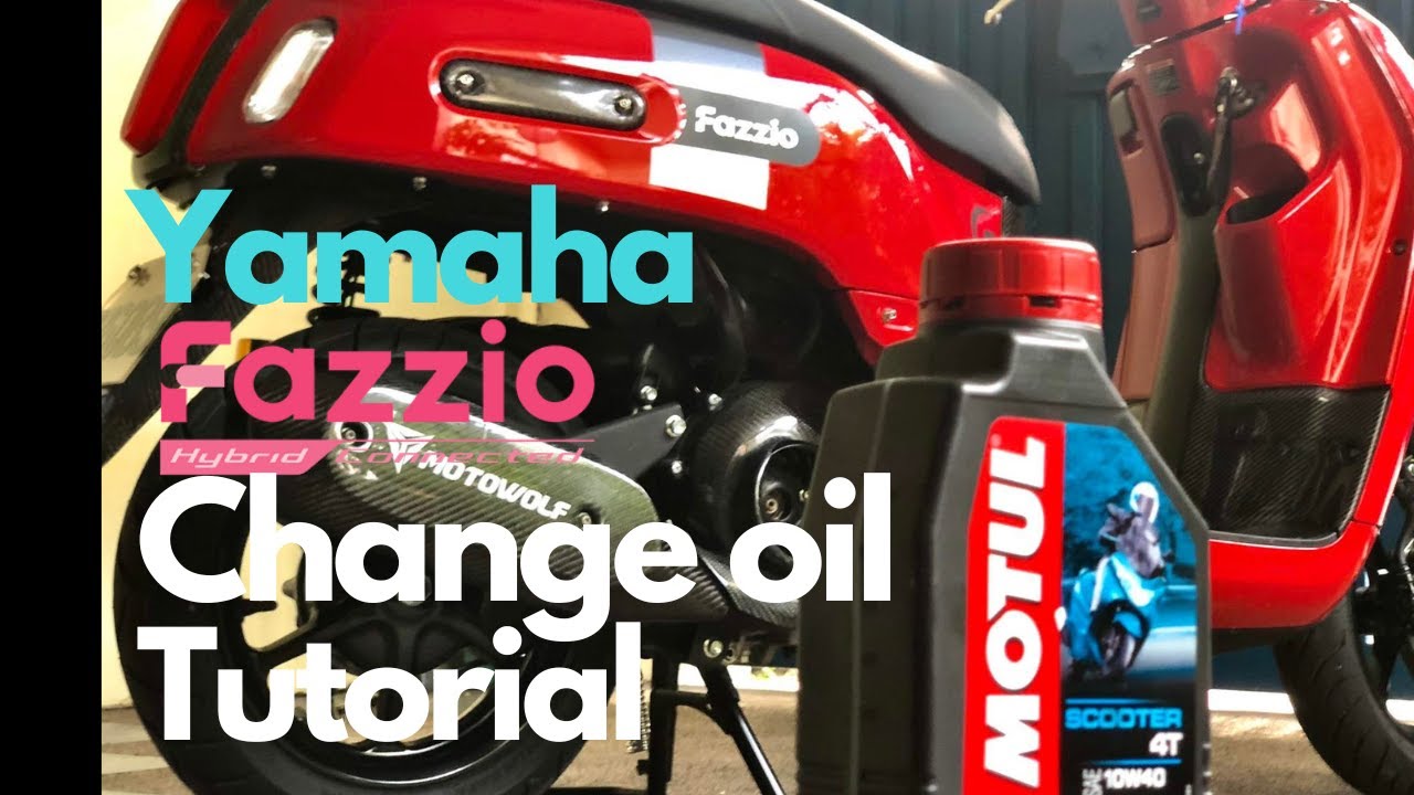 Yamaha Fazzio Change Oil Tutorial DIY | How to change engine oil Fazzio