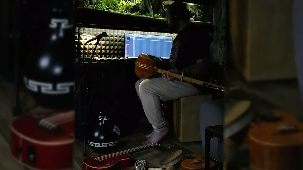 Sesja loop station/roland P-6/saz/Ibo drum/ubas/ukulele na smyku/kalimba/przeszkadzajki.