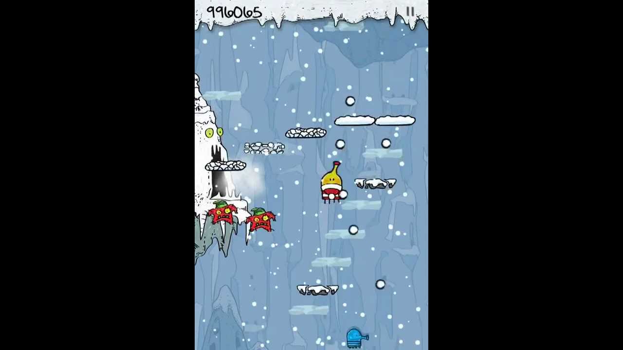 Doodle Jump Christmas Special - passing 1.000.000