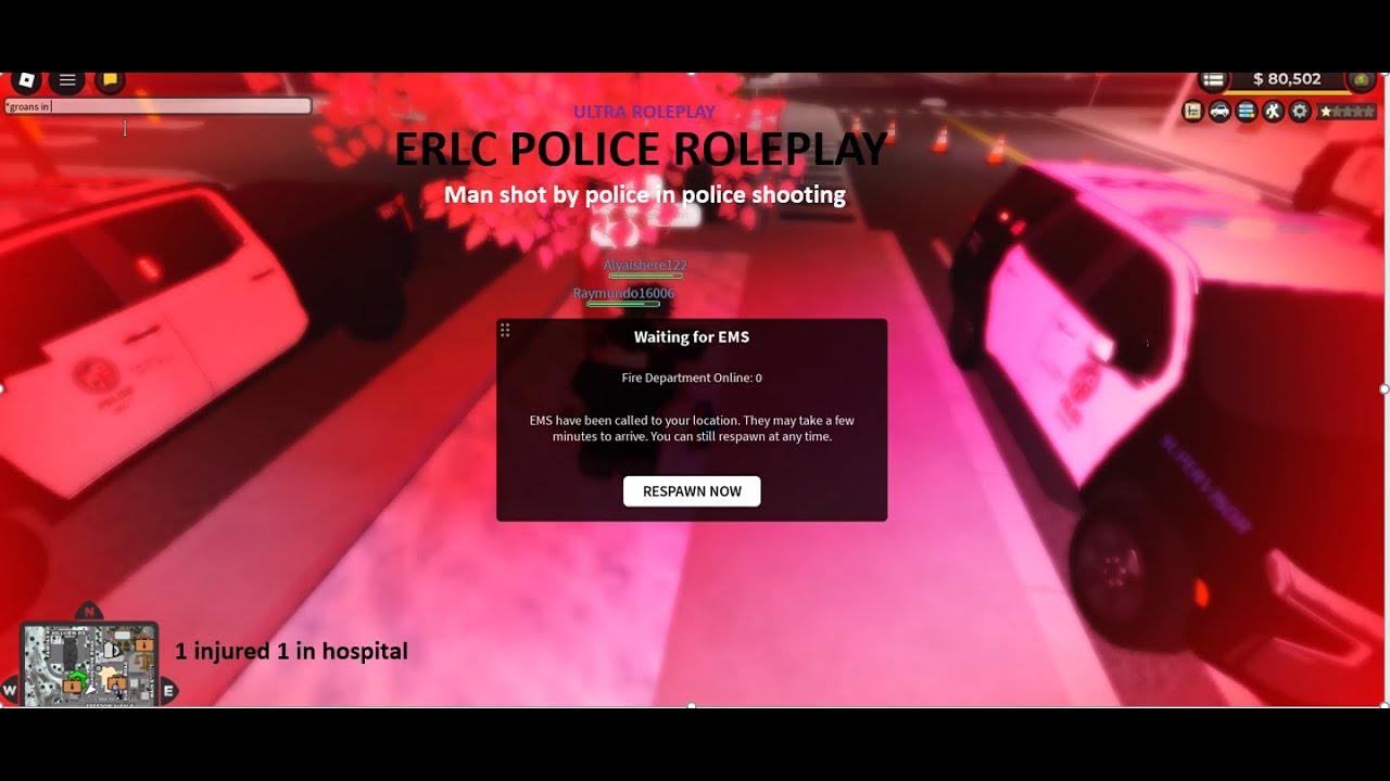 Man gets shot down by police because of owning a fire arm REALISTIC ERLC  ROLEPLAY!!