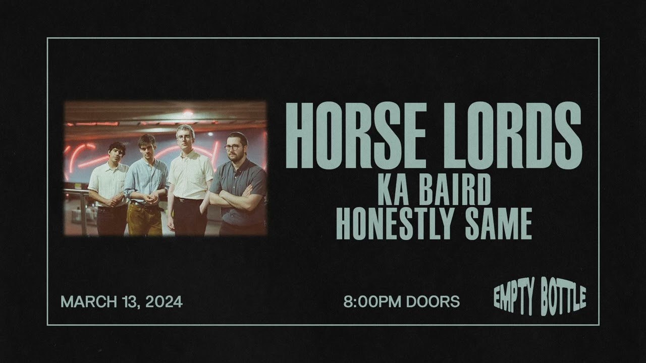 Horse Lords - Live in Chicago - Full Set Audio (Empty Bottle • 3/13/24)