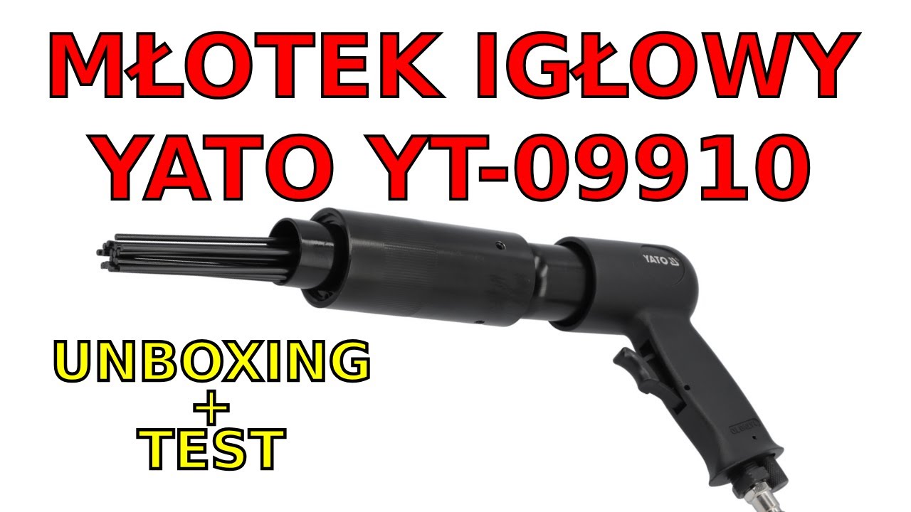 Młotek igłowy YATO - unboxing + test
