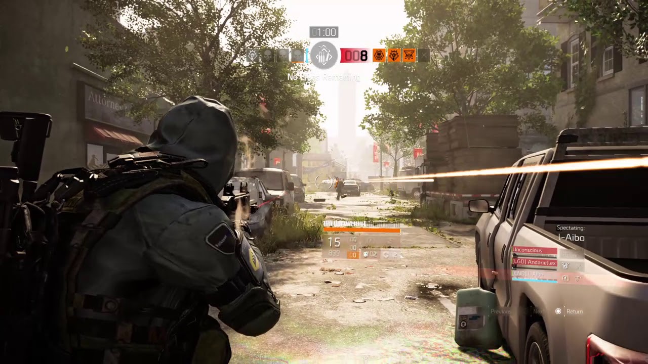 The Division&reg; 2 WTF is this guy cheating hows he respawning?