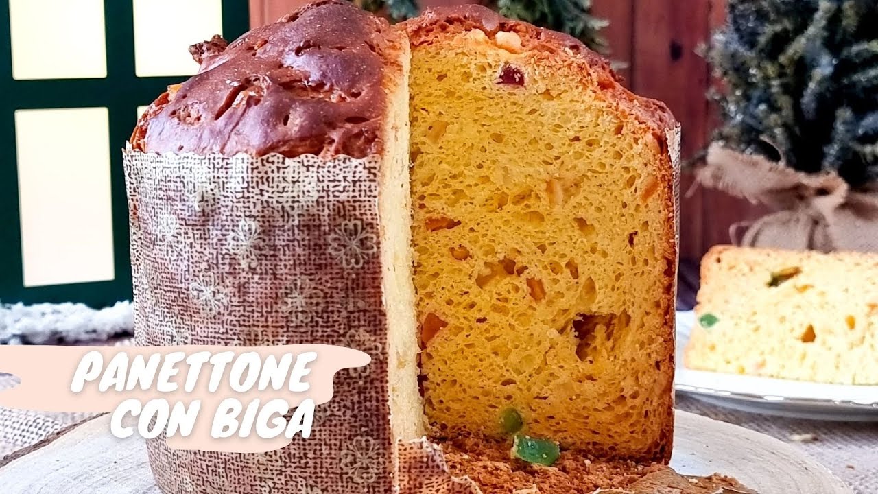 PANETTONE con biga | SENZA GLUTINE | Ricetta di Anthea e Giacomo