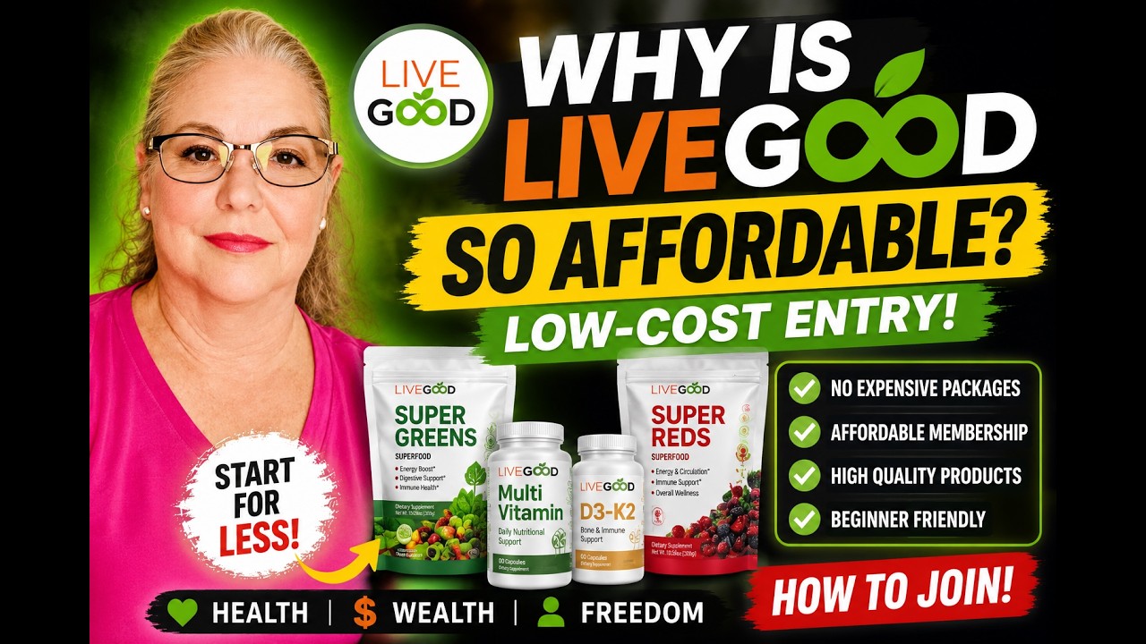 Why LiveGood Has a Low-Cost Entry & How To Join