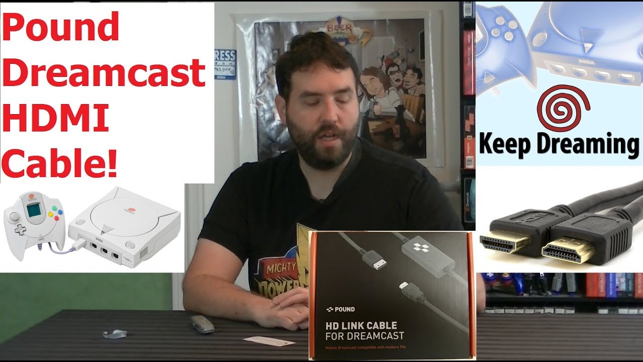 Keep Dreaming - POUND Dreamcast HDMI Cable! - DC HD! - Adam Koralik