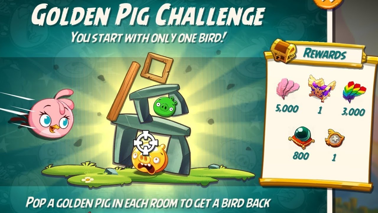 Angry birds 2 the golden pig challenge 30 sep 2024 with stella
