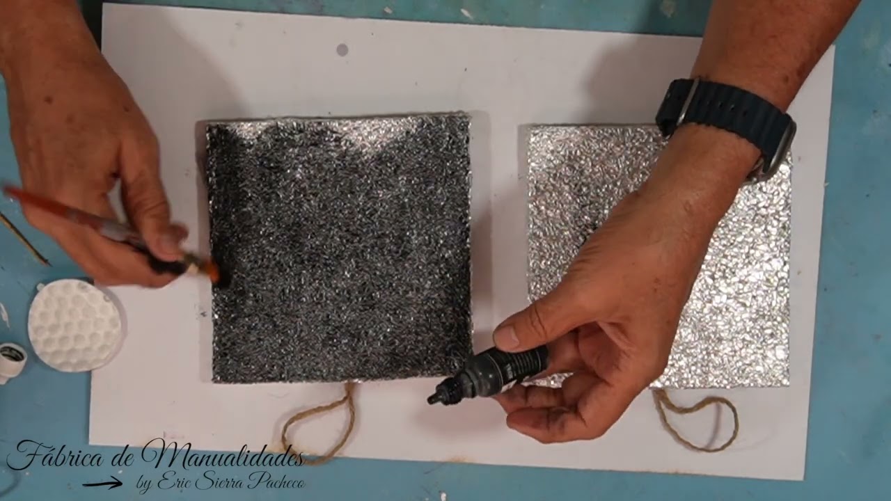 Cuadros con papel aluminio y cartón, Diy, Manualidades fáciles, Ideas 2025, Artesanado, Véndelo todo