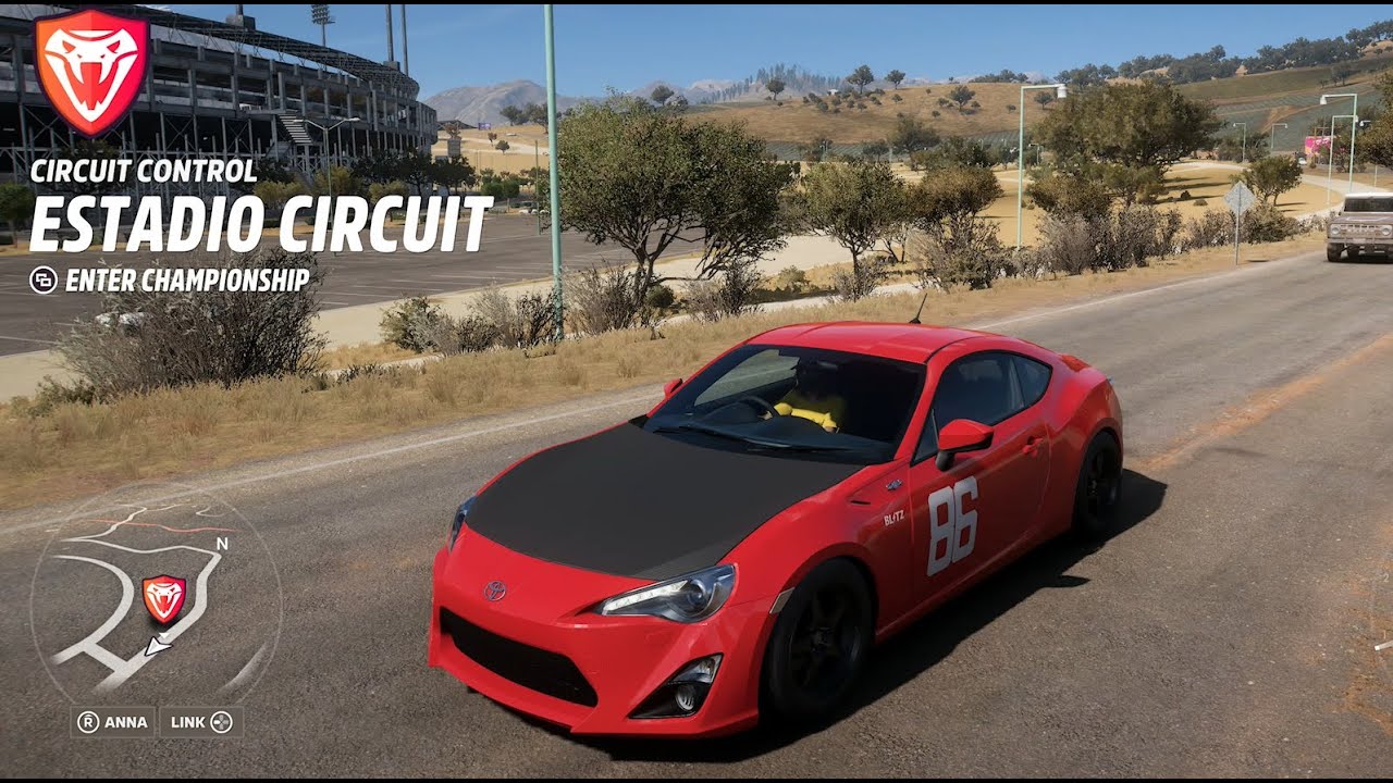 TRIAL - CIRCUIT CONTROL with MF GHOST No.86 Kanata's GT86 TURBO (RWD 325ps PI700)　FORZA HORIZON 5