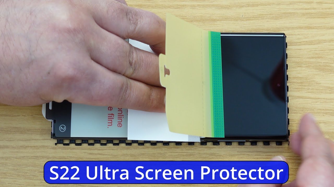 Пошаговое руководство по установке защитной пленки для Samsung Galaxy S22 Ultra